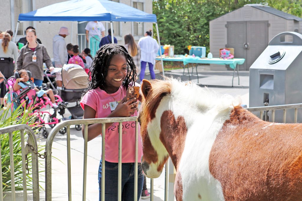 girl-petting-pony